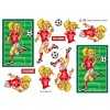 3D ark  Fodbold pige der dribler 