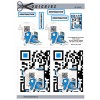 3D ark T-shirt med QR kode, sko og mobil - dreng