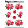 3D ark Rosa blomster
