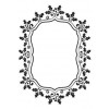 Embossing folder med kristtjørn