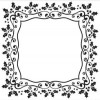 Embossing folder kristtjørn firkanet