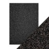 Glitter karton sort A4 250 g.