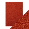 Glitter karton rød A4 250 g.