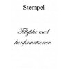 Stempel / clear stamps Tillykke med konfirmationen