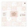 Papirpakning  32 ark  Oyster Blush metallic 15,2 x 15,2 cm.