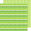 Scrapbooking papir 30.5 x 30.5 cm. konfirmation - grøn
