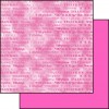 Scrapbooking papir 30,5 x 30,5 cm. pink Tillykke marmoreret