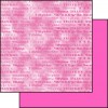 Scrapbooking papir 30,5 x 30,5 cm. pink Tillykke marmoreret