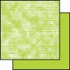 Scrapbooking papir 30,5 x 30,5 cm. limegrøn Tillykke marmoreret