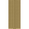 Stickers indbydelse guld 634