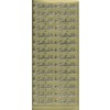 Stickers indbydelse guld 6672
