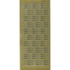 Stickers Bryllup guld 4356
