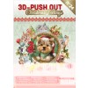 A4 bog 8 udstansede og 8 design ark julemotiver