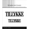 Simple and basic die - Tillykke