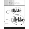 Simple and basic Clearstamp "Stort Tillykke" 