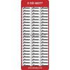 Stickers Velkommen små guld 45 277