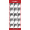 Stickers Velkommen små sølv   45 277