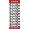 Stickers Tak for sidst guld 45 312