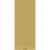 Stickers tal 10 mm. guld 1032