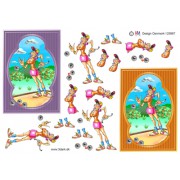 3D ark dame spiller petanque
