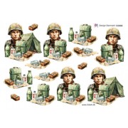 3D ark Soldat, mand