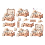 3D ark Rejsekuffert