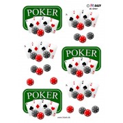 3D ark poker, esser og jetoner