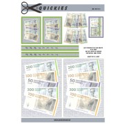 3D ark Danske pengesedler