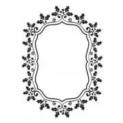 Embossing folder med kristtjørn