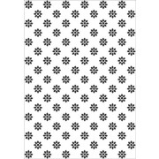 Embossing folder blomster A4
