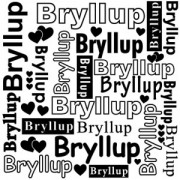 Embossing folder Bryllup