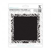 Embossing folder med blad bort