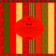 Paper Favourites papirblok Christmas Romance 24 ark 15 x 15 cm.