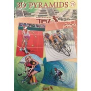 3D pyramide bog 74, 8 motiver 