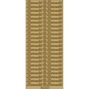 Stickers barnedåb guld 630