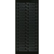 Stickers Velkommen sort 3596
