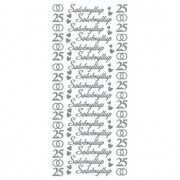 Stickers Sølvbryllup 4574