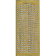 Stickers Velbekomme guld 45 232