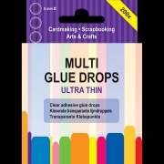 Multi Glue Drops Ultra Thin 8 mm. - 200 stk.
