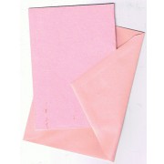 25 kort (A5) med kuverter (C6) rosa/lyserød
