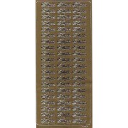 Stickers tillykke guld 6686